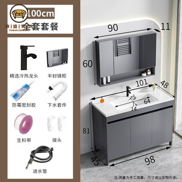 洗臉盆 小戶型洗手盆 浴室櫃 落地式洗手盆柜組合衛生間洗臉盆浴室柜現代輕奢洗漱臺池一體面盆免運/可開發票 工廠現貨 售後保障 特價出j5419