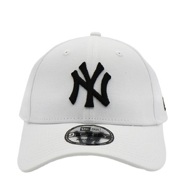 NEW ERA 9FORTY YANKEES LOGO WHITE BLACK