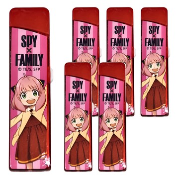 收納王妃 間諜家家酒上推鉛芯盒 紅色  0.5mm  6個