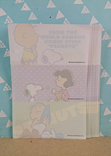 【震撼精品百貨】史奴比Peanuts Snoopy  便條紙 三色 震撼日式精品百貨