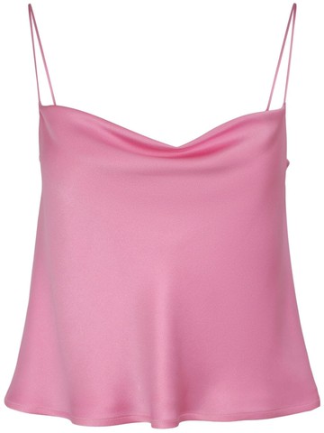 LAPOINTE - satin bias top - women - Viscose/Acetate - 6 - Pink