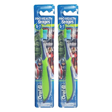 Oral-B 歐樂B 復仇者聯盟嬰兒牙刷 第三階段  款式隨機  1入  2支