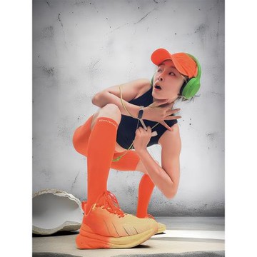 SC薄款長筒速干馬拉松男女款透氣吸濕健身訓練壓力襪跑步運動襪子