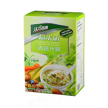 活力百匯 青蔬什錦糙米粥(40gx6入)