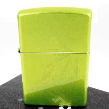 【ZIPPO】美系~Iced Cannabis-大麻葉圖案打火機(NO.46269)