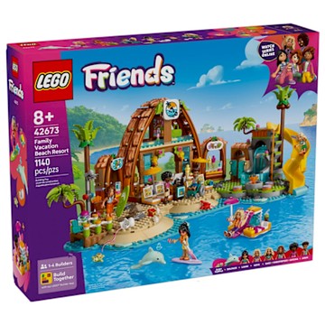 樂高LEGO Friends系列 - 42673 家庭假期海灘度假村