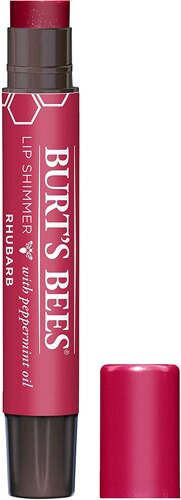 Burt's Bees 100% Natural Moisturizing Lip Shimmer Rhubarb 0.09 oz