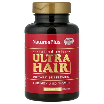 NaturesPlus, Ultra Hair®，男女適用，60 片