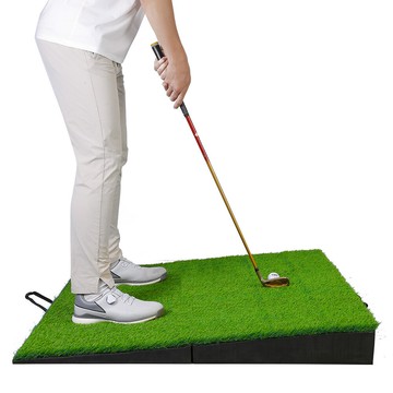 免運 開立發票 高爾夫打擊墊 高爾夫坡度打擊墊可折疊揮桿練習器高低坡度墊揮桿長草