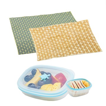 【仁舟淨塑】人氣保鮮組 (矽密盒*1+蜂蠟保鮮布*2) | 矽密盒/保鮮盒/微波便當盒/矽膠餐盒