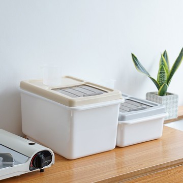 密封裝米桶家用廚房防潮防蟲20斤米缸10面粉儲米箱米面收納箱大米1入