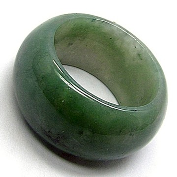 【小樂珠寶】滿綠厚妝大板指翡翠戒指 天然A貨翡翠玉石AA48