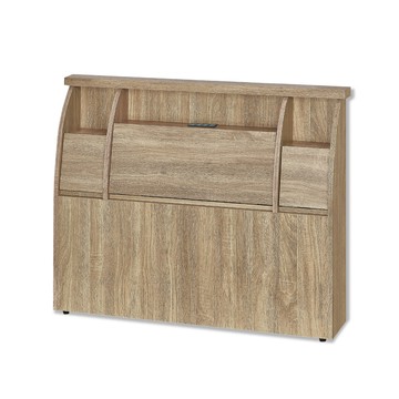 ASSARI-杉原收納插座床頭箱(單大3.5尺)雪松