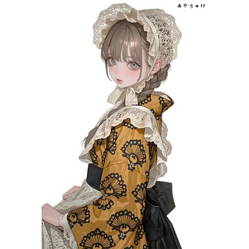 【9 月新品】07-143-0322 人物貼紙 幻想復古浪漫喫茶