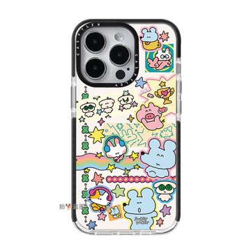 ✨限時下殺✨CASE聯名Sukeydokey可愛藍色小動物16適用蘋果iPhone16/15/13軟殻