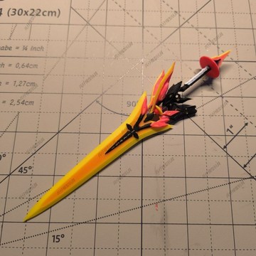 【台灣出貨】3D打印 機娘武器 高達武器 機娘配件 崩壞3 劫滅大劍1/12機娘武器 適合萬代高達壽屋機娘 武裝配件包