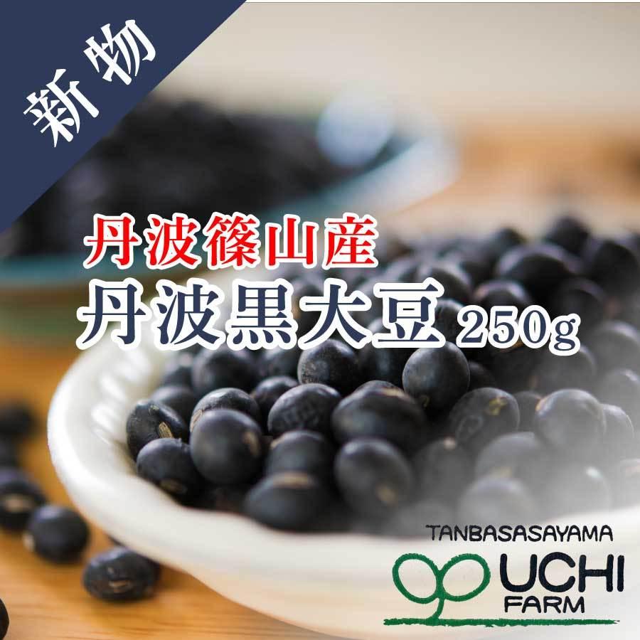 丹波篠山産 黒大豆 丹波黒 配送費用無料 令和3年度産 新物 250g