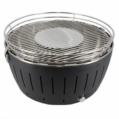 ロータスグリル XLサイズ お試し炭付 USB対応 GAN435PNC2 キャンプ バーベキューコンロ : グレ- LOTUSGRILL