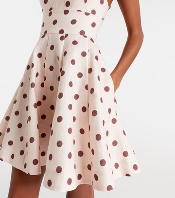 Zimmermann Polka-dot cotton minidress