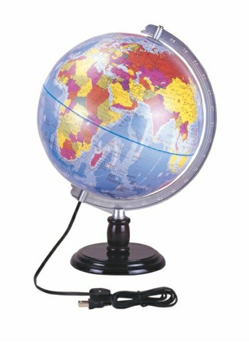 KING LIFE 金徠福 一次成型地球儀8"(31CM) 燈光 NO.1151