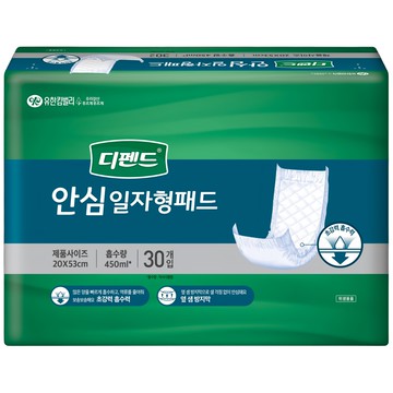 Depend 得伴 利清爽 安心一字型 衛生護墊 成人紙尿褲  20*53cm  30片  1包