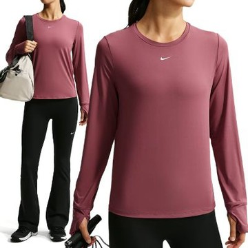 Nike As W Nk One Classic Df Ls Top 長袖 女款 紅棕色 快乾 FN2802-654