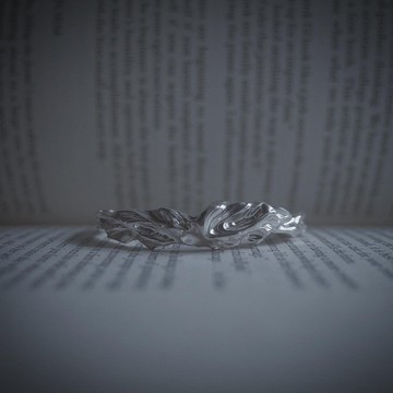 層層手環tree rings/ 純銀手環