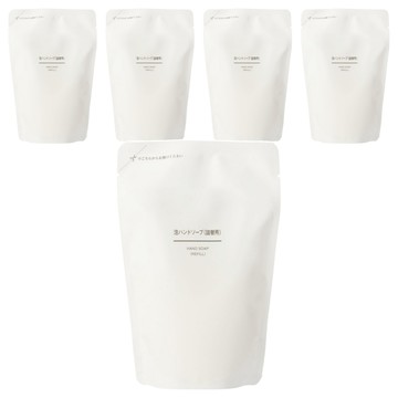 MUJI 無印良品 泡沫洗手乳補充包  230ml  5包