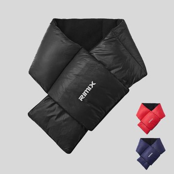 羽絨圍脖男女冬季加絨加厚防風保暖圍巾戶外運動登山滑雪騎行脖套