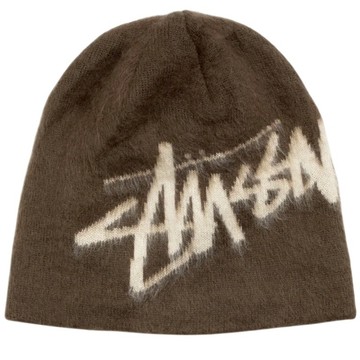 STUSSY 1321191 BRUSHED OUT STOCK SKULLCAP 毛帽 / 針織帽 (棕色)