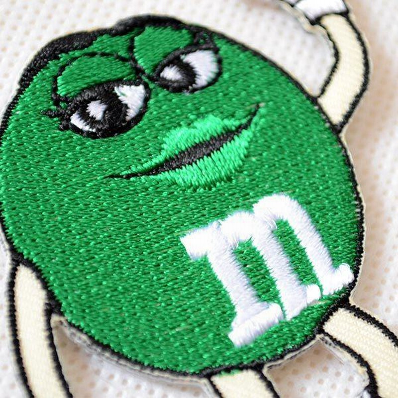 ワッペン アイロン おしゃれ 刺繍 ワッペン M&M's