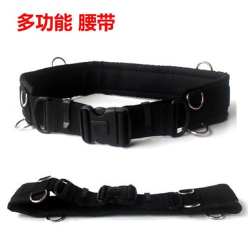 多功能攝影腰帶 微單反相機快掛腳架腰包減壓腰帶 懸掛鏡頭包筒桶