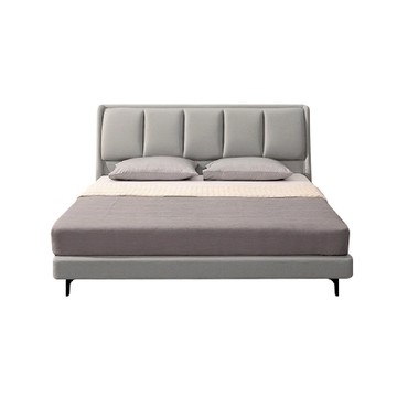 ASSARI-布拉格科技布床頭片-雙大6尺米白