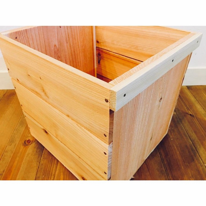 新品 りんご箱 2箱 // ウッドボックス 収納 木箱 ディスプレイ ラック