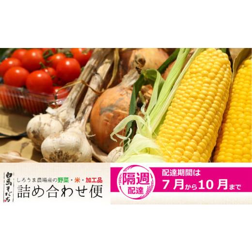 ふるさと納税 長野県 白馬村 白馬そだち（旬の野菜・米・加工品）詰合せ便（全9回）7月から10月隔週お届け