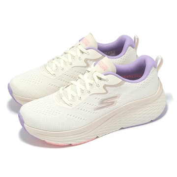 [ACS] Skechers 慢跑鞋 Max Cushioning Elite 2.0 女鞋 米 紫 避震 厚底 運動鞋 129628NAT
