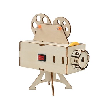 「藍象科學小實驗」放映機 國小生科技小製作小發明STEAM教育光學成像實驗材料包