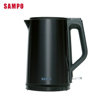 【SAMPO 聲寶】 1.5L雙層不鏽鋼防燙快煮壺 KP-CK15D _廠商直送