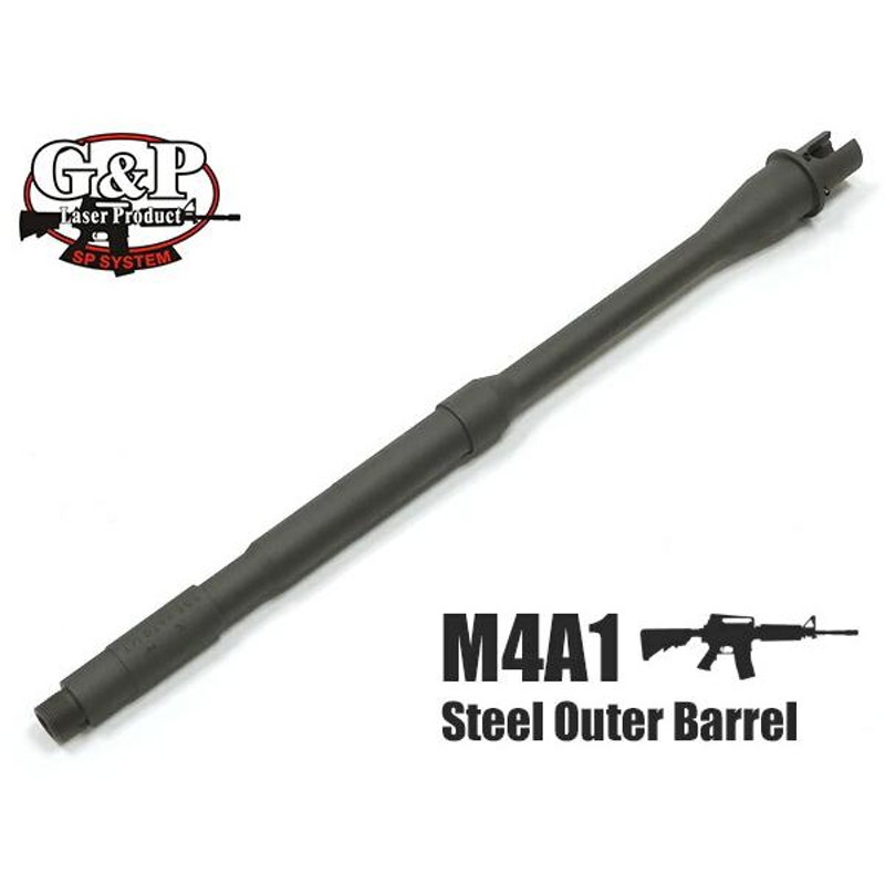 Z-Parts 東京マルイ M4 GBB14.5インチ スチールアウターバレル Zparts M4 14.5inchスチールアウターバレルセット (東京マルイ