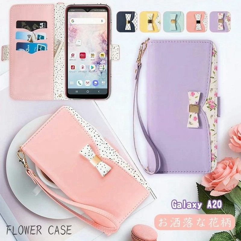 Galaxy 1 Sc 42a ケース おしゃれ 可愛い 手帳型 薄型 フラワー柄 シンプル 女子向 手帳型ケース ストラップ付き ギャラクシー 0 ケース かわいい Sc02m 通販 Lineポイント最大0 5 Get Lineショッピング