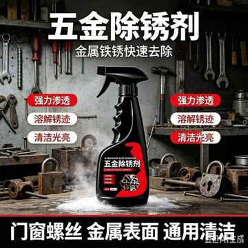💢臺灣出貨💢五金除鏽劑金屬鋼鐵快速去除鐵鏈條鏽漬強力除垢光亮專用除鏽清潔