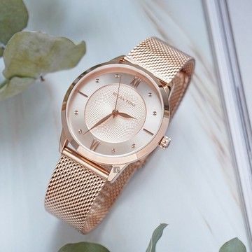 RELAX TIME Classic 經典優雅系列手錶-玫瑰金面 RT-89-2