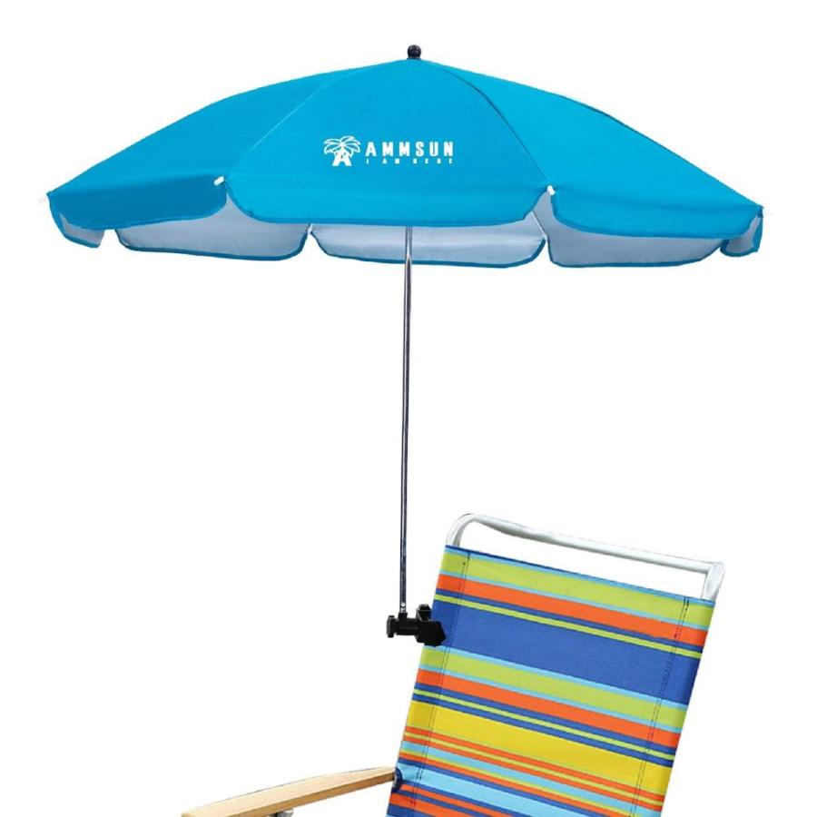 AMMSUN Chair Umbrella with Universal Clamp 43 inches UPF 50 ,Portable Clamp