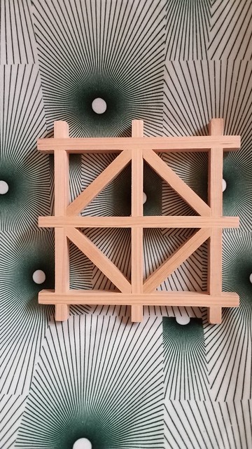 台灣檜木窗花杯墊 餐墊 隔熱墊 簡約 復古 窗花杯墊 網美杯墊