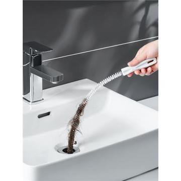 日本下水道疏通神器管道清潔棒地漏頭發毛發洗手池防堵專用工具刷