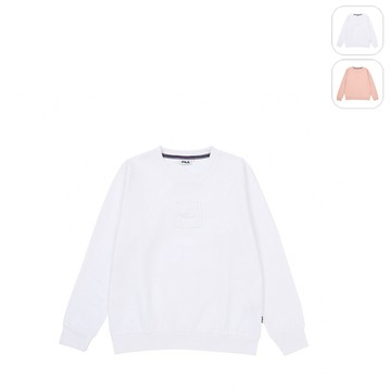 【FILA】女性 長袖圓領T恤-白色 5TEY-5841-WT