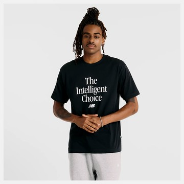 【全館滿額折】New Balance Intelligent Choice Relaxed 黑 短袖 圓領 上衣 男款 H8281【新竹皇家 MT51915 BK】