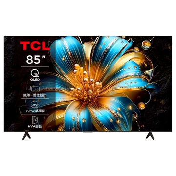 TCL 85吋 T6C系列｜ QLED Google TV 量子智能連網液晶顯示器85T6C－含簡易安裝