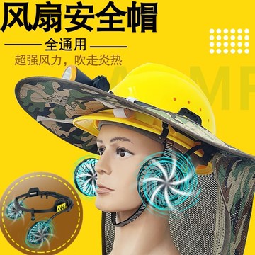 台灣公司貨 免運 可開票 安全帽外置風扇充電安全帽風扇頭戴風扇工地風扇防曬遮陽掛脖風扇