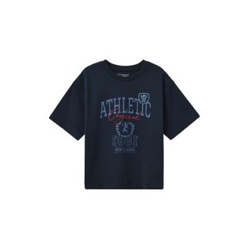 GIORDANO 童裝經典復古印花短袖上衣